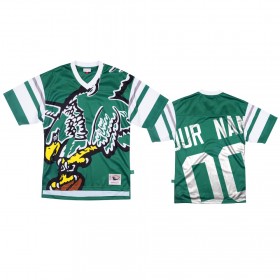 Camiseta Hombre NFL Philadelphia Eagles Personalizar Verde Big Face